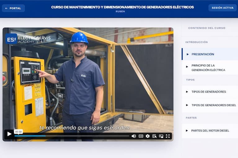 Material técnico de controladores de generadores